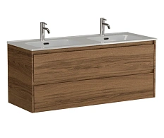 Тумба под раковину подвесная Sancos Libra 120 см дуб чарльстон