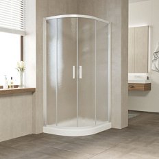 Душевой уголок стекло шиншилла Vegas-glass ZS-F 100х80 02