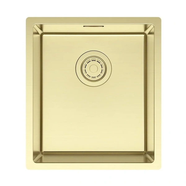 Мойка для кухни Paulmark Yuni 39 см светлое золото YU39-LG (детальная фотография)