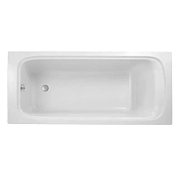 Ванна из искусственного камня Jacob Delafon Elit E6D361RU-00, 170 х 70 см, с каркасом, слив-перелив в подарок, белая