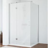 Душевой уголок профиль глянцевый хром стекло сатин Vegas-glass