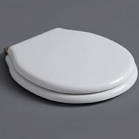 Крышка-сидение с микролифтом Simas Londra белая, петли бронза