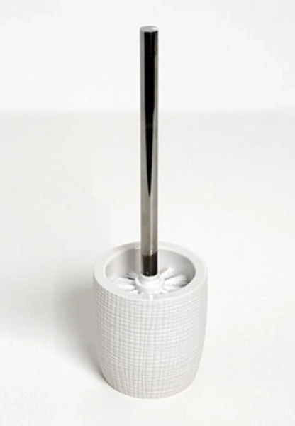 Ершик WasserKRAFT Dinkel туалетный K-4627 (детальная фотография), белые, комбинированные