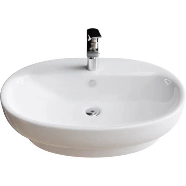 Раковина Brevita Doppio 60 см белая 0116 (детальная фотография)