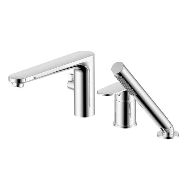 Смеситель для ванны Акватек Ника хром AQ1848CR (детальная фотография)