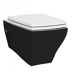 Унитаз подвесной ArtCeram Jazz черно-белый