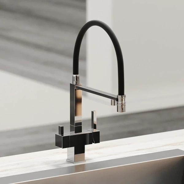 Смеситель для кухни Sancos Moro хром SC4006CH (детальная фотография), современные, hi-tech
