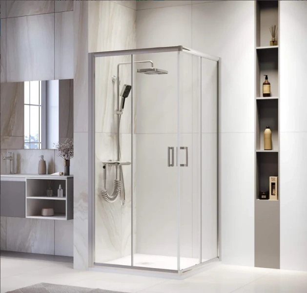Душевой уголок RGW Passage PA-39 100х100 см профиль хром 03083900-11 (детальная фотография)