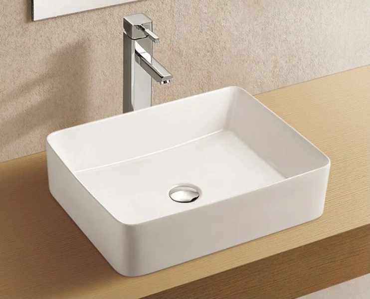 Раковина Azario 52 см накладная AZ-2074B (детальная фотография), накладные (на столешницу), пристенные