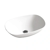 Раковина Vincea 54 см белая матовая