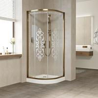 Душевой уголок профиль бронза стекло Felicita2 Vegas-glass