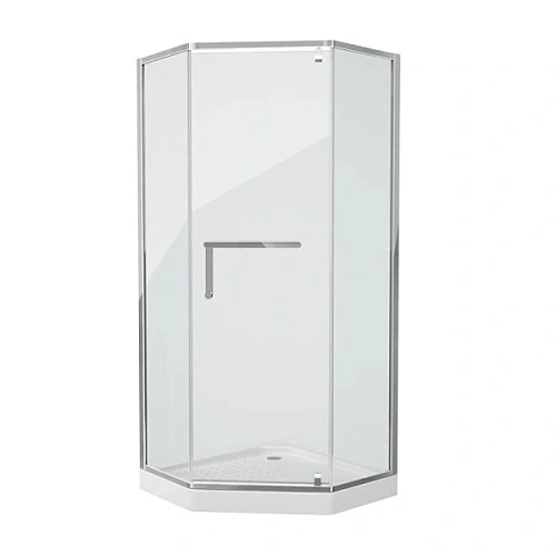 Душевой уголок Grossman Pragma 90х90 см серебристый - фото 1
