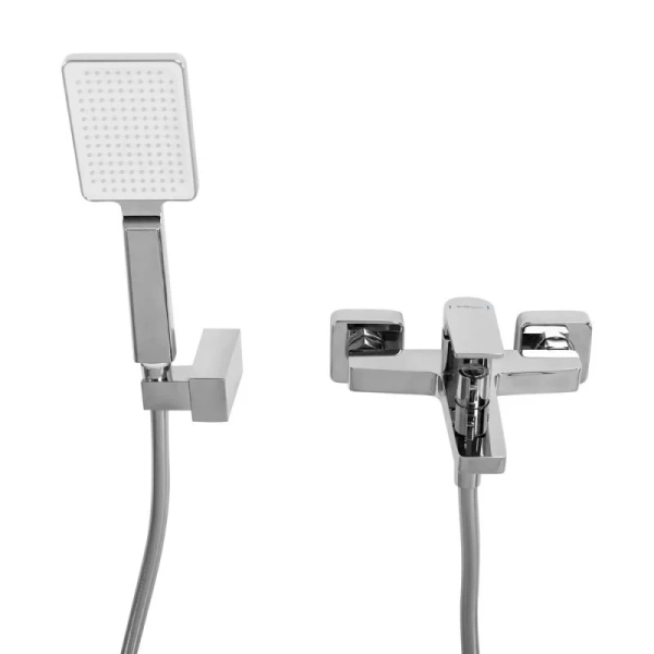 Смеситель для ванны BelBagno Ardente с ручным душем ARDENTE-VASM-CRM (детальная фотография), современные, hi-tech