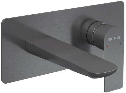 Смеситель для раковины Berges Ventas S оружейная сталь - фото 1