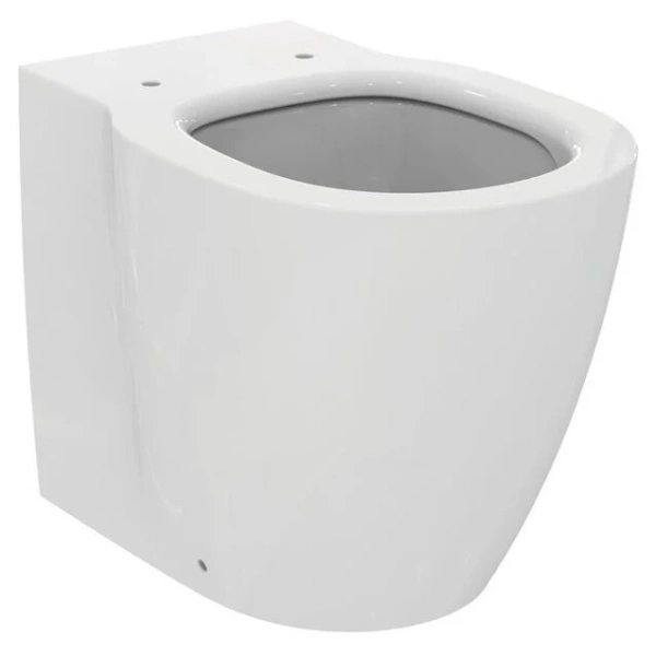 Унитаз напольный Ideal Standard Connect E0524 приставной (детальная фотография), без бачка, со скрытым бачком