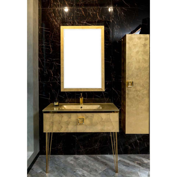 Тумба под раковину Boheme Lucido 80 см поталь 770-080-Foil (детальная фотография), по запросу