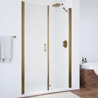 Душевая дверь профиль бронза стекло прозрачное Vegas-glass