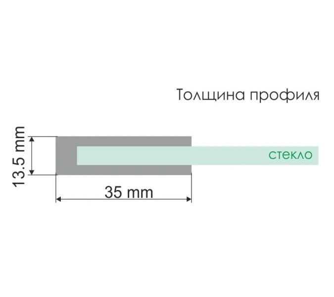 Душевая перегородка WasserKRAFT Abens 120 см профиль черный 20W40 (детальная фотография), 120 см
