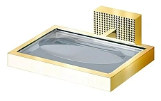 Мыльница Cezares Prizma подвесная, золото