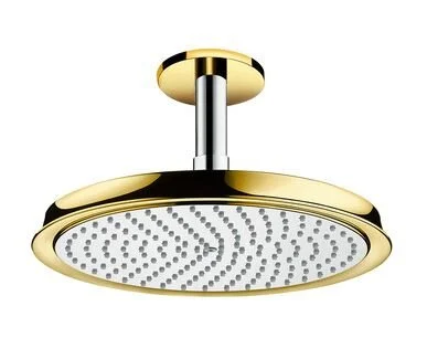 Верхний душ Hansgrohe Raindance Classic хром/золото 27405090 (детальная фотография)