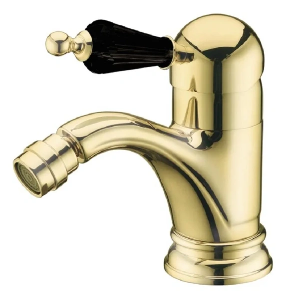 Смеситель для биде Boheme Tradizionale Nero золото 256 (детальная фотография)