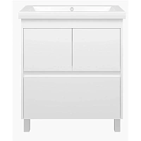 Тумба под раковину напольная Misty Амбра 65 см белая