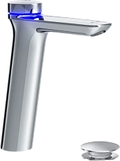 Смеситель для раковины Am.Pm Inspire 2.0 TouchReel электронный высокий, с донным клапаном