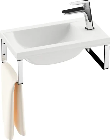 Раковина Ravak Classic XJD01140000 (детальная фотография), маленькие, прямоугольной формы