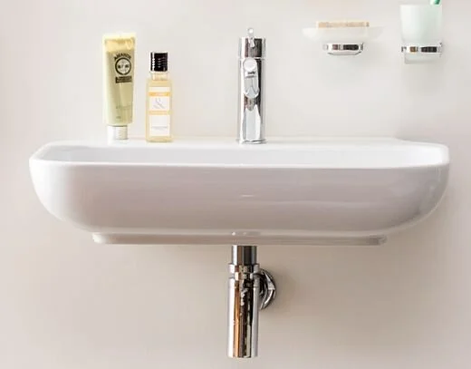 Раковина Creavit Free 65 см прямоугольная FE065-00CB00E-0000 (детальная фотография), белые