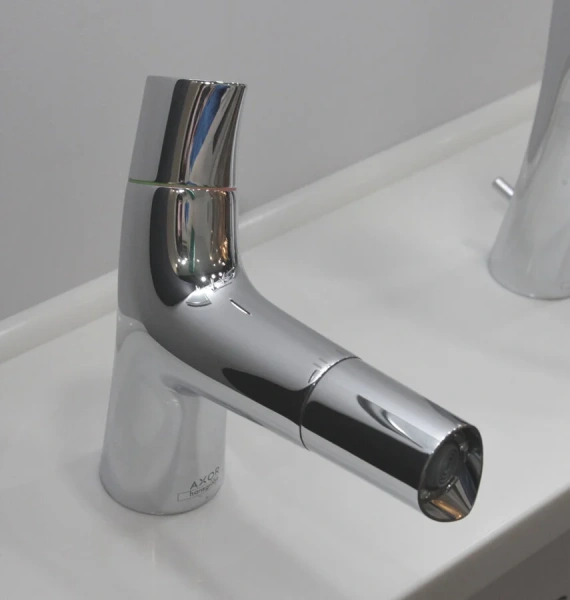 Смеситель для биде Axor Starck Organic 12210000 (детальная фотография), современные, hi-tech
