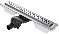 Душевой лоток BERGES В1 Antik 125 70 см выпуск горизонтальный