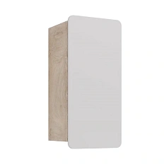 Шкаф подвесной Lemark Olivia 35 см белый глянец/дуб кантри