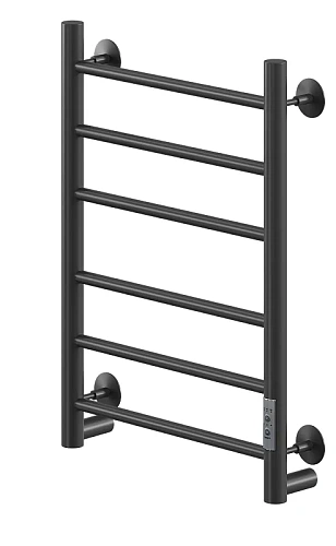 Полотенцесушитель электрический Ника WAY 60х40 см черный матовый - фото 1