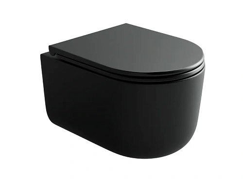 Унитаз подвесной Ceramica Nova Ulma черный - фото 1