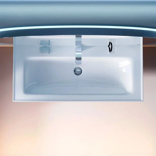 Тумба под раковину подвесная Am.Pm X-Joy 100 см белый глянец M85AFHX1002WG (детальная фотография), 100 см