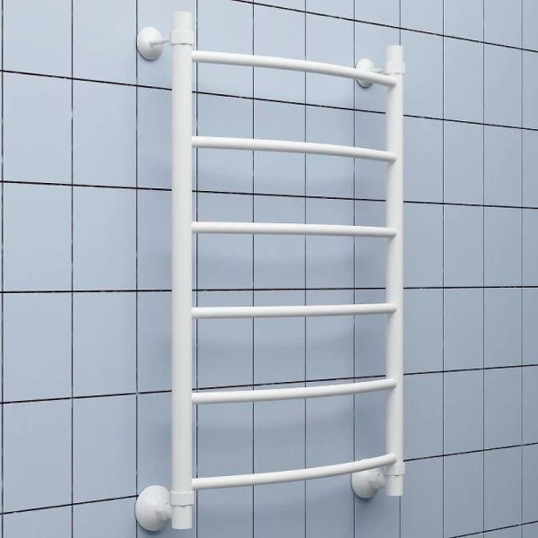 Полотенцесушитель водяной Ника Arc 80x40 см белый матовый ЛД 80/40 бел мат (детальная фотография), белыe