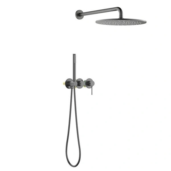 Душевой комплект Timo Saona черное золото SX-2349/18SM (детальная фотография)