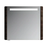 Зеркальный шкаф с подсветкой Am.Pm Sensation 80 см орех
