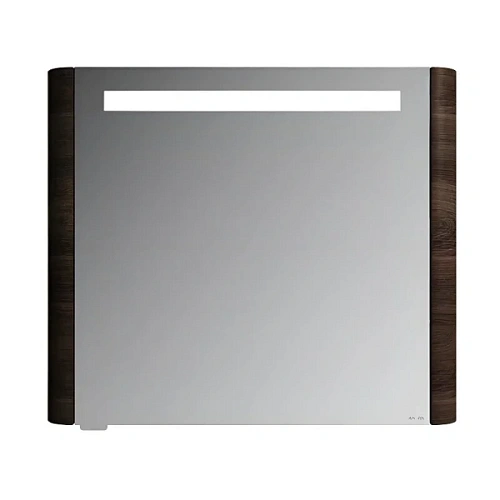 Зеркальный шкаф с подсветкой Am.Pm Sensation 80 см орех - фото 8