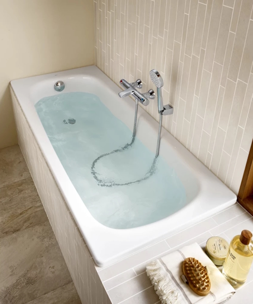 Ванна стальная Roca Contesa 120x70 см белая 212D06001 (детальная фотография), современныe, hi-tech