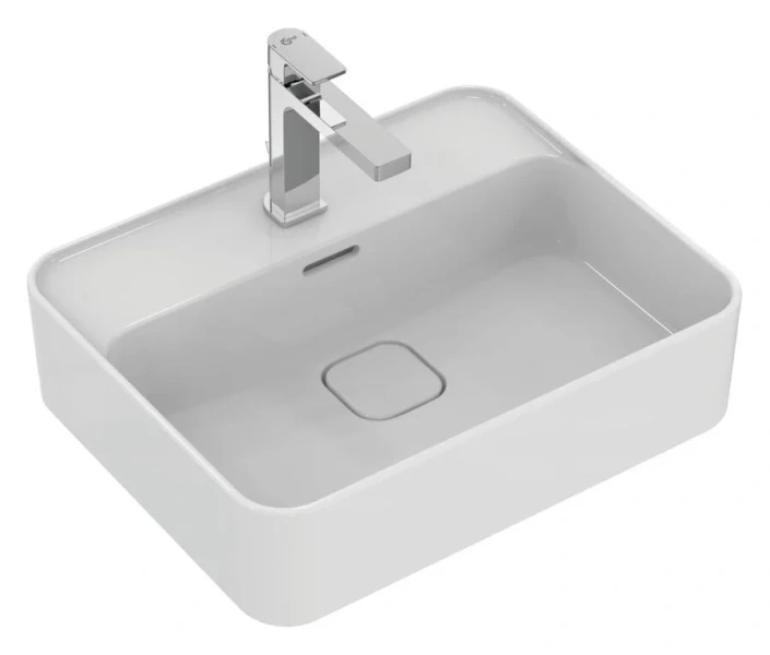 Раковина Ideal Standard Strada II 50 см с полочкой для монтажа смесителя T296601 (детальная фотография), накладные (на столешницу), пристенные