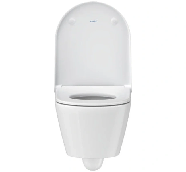 Унитаз подвесной Duravit D-Neo с креплением durafix 45770900A1 (детальная фотография), белые