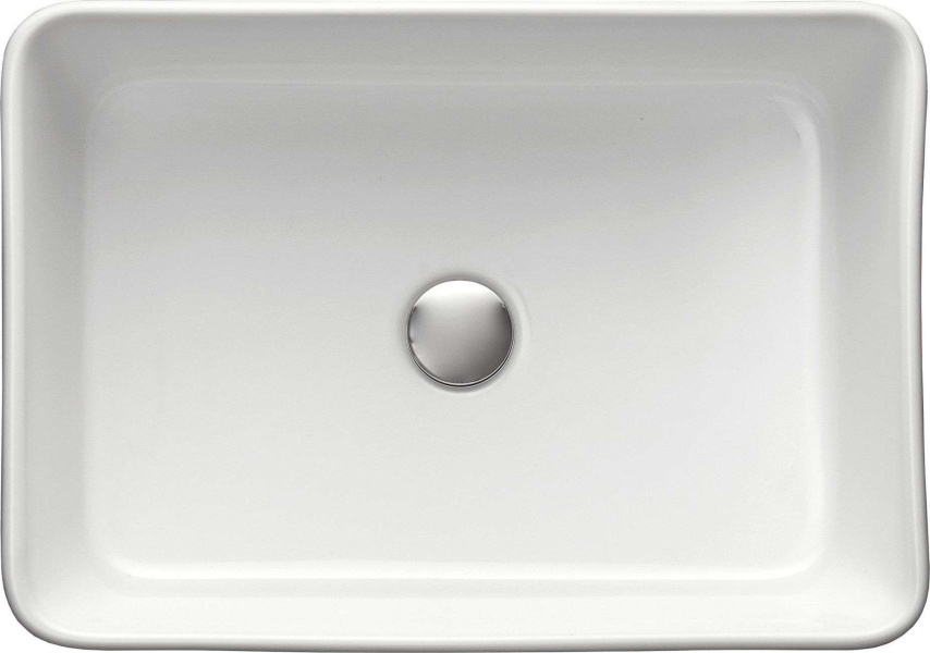 Раковина Roca Mila 50 см белая 32700B000 (детальная фотография), современные, hi-tech