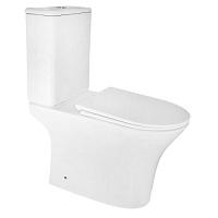 Унитаз компакт Azario Fretta Round безободковый