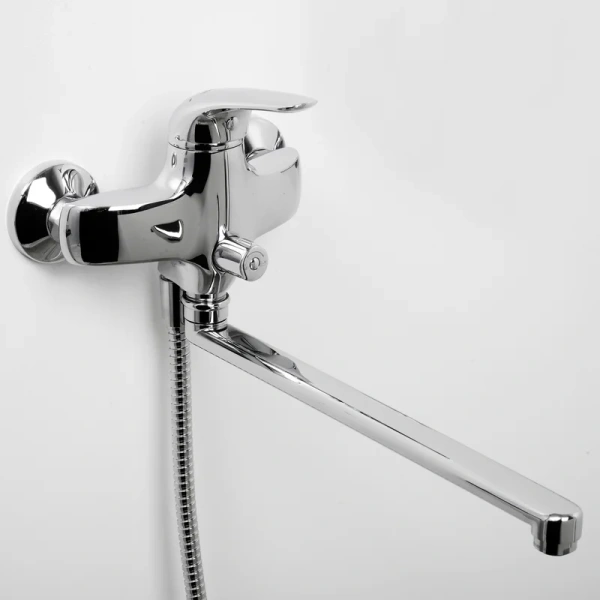 Смеситель для ванны WasserKRAFT Rossel с длинным изливом 2802L (детальная фотография), хром