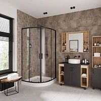 Душевой уголок Niagara Nova 90x90 см полукруглый