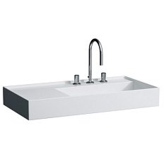 Раковина накладная, 3 отверстия для смесителя, Laufen Kartell 8.1033.9