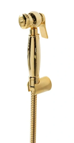 Гигиенический душ с держателем и шлангом Cezares Atlantis золото ATLANTIS-U-IFS-03/24 (детальная фотография)