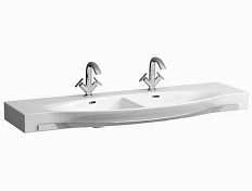 Раковина подвесная Laufen Palace 150 см двойная с полотенцедержателем