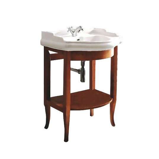 Раковина консоль Kerasan Retro 10460 69 см напольная (детальная фотография)